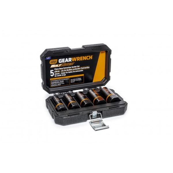 Gearwrench 5 Pc 12 Drive Impact Deep Extract Socket Set KDT86070 - main